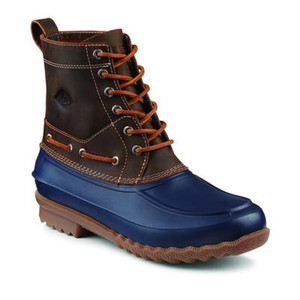 Sperry Men's Decoy Boot Dk Tan/Navy | Sperry STS13459 Dk Tan/Navy