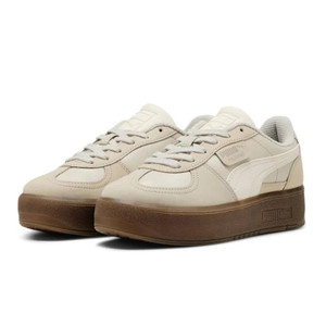 Puma Women's Palermo Vintage Update Elevata Sneaker Desert Dust/Haute Coffee | Puma 40128401 280 Desert Dust