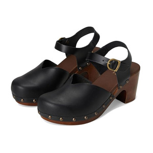 Sanita Women's Solaima Clog Black Leather | Sanita 478764 Black