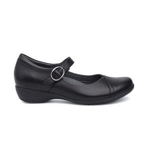 dansko sandra mary jane wedge black