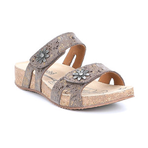 Josef Seibel Women's Tonga 04 Slide Sandal Taupe Multi | Josef Seibel 78501 Taupe