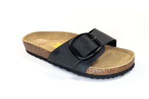 Viking Women's Louise Big Buckle Sandal Black | Viking V56522 Black Viking Women's Louise Big Buckle Sandal Black | Viking V56522 Black