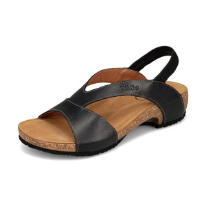 Taos Women's Venture Sandal Black Leather | Taos VEN 4718 BLK