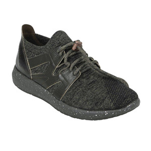 Earth Women's Blaze Lace Up Sneaker Olive Fabric Netting | Earth Blaze Olive Fabric Netting