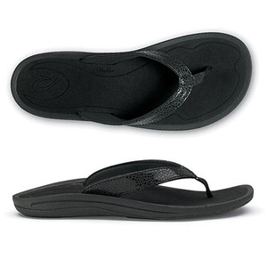 Olukai Kulapa Kai Black/Black Ladies | Olukai 20198-4040 Black/Black