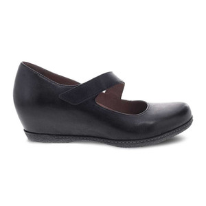 dansko sandra mary jane wedge black