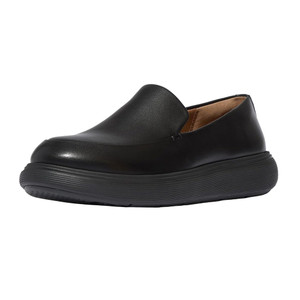 Fitflop Women's IQ-Comff Leather Loafers All Black | Fitflop E2W-090 All Black
