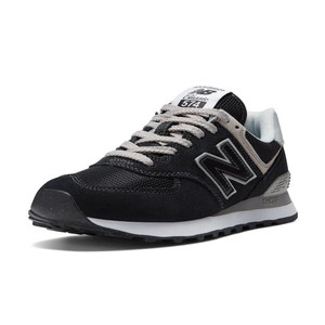 New Balance Women's WL574EVB Sneaker Black/White | New Balance WL574EVB Black