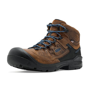 KEEN Utility Men's Targhee IV LTR Waterproof Carbon Toe Boot Bison/Black | KEEN 1032279 Bison/Black