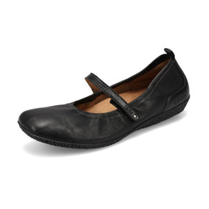 Taos Footwear Women's Babble Flat Black Leather | Taos BAB 14266 BLK