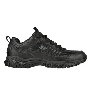 Skechers Men's Soft Stride - Fambli SR Work Shoe Black | Skechers 200080WW BLK