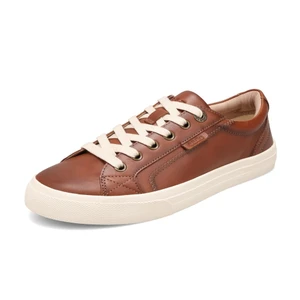 Taos Women's Plim Soul Lux Sneaker Cognac Leather | Taos PLX 13994A COG
