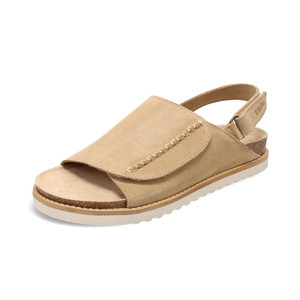 Taos Women's Abstract Sandal Warm Sand Suede | Taos ABS 9642 WMSS