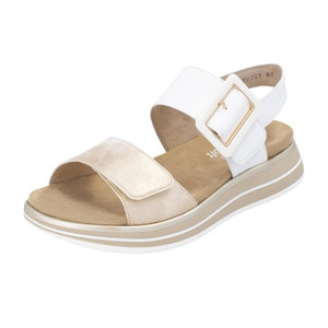 Remonte Women's D1J53-80 Jocelyn 53 Sandal Muschel/Weiss | Remonte D1J53-80 Muschel