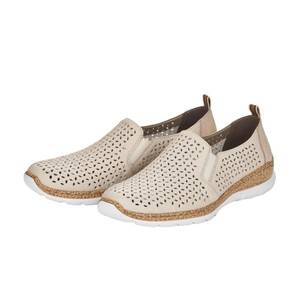 Rieker Women's N4251-60 Nikita 51 Sneaker Crema/Crema | Rieker N4251-60 Crema/Crema
