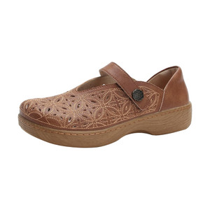 Alegria Women's Opheliah Mary Jane Worn Cognac Breeze | Alegria OPH 6603 Cognac Breeze