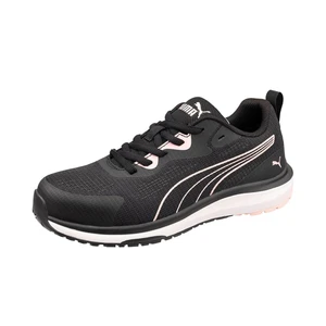 PUMA SAFETY Women's Celerity Knit 2.0 Low ASTM EH SR Work Shoe Grey/Pink | PUMA 642985-804 Grey/Pink