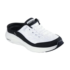Skechers Women's Cozy Fit Sweet Embrace Slip Ins Sneaker White/Black | Skechers 150409 WBK