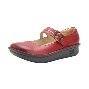 Alegria Women's Paloma Mary Jane Crimson | Alegria PAL 6691 Crimson
