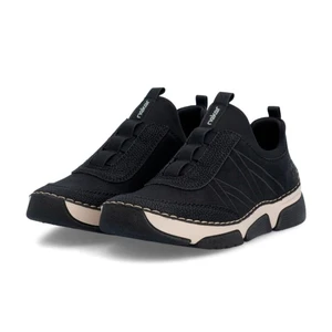 Rieker Women's 45975-00 Angela 75 Sneaker Black/Black | Rieker 45975-00 Black/Black
