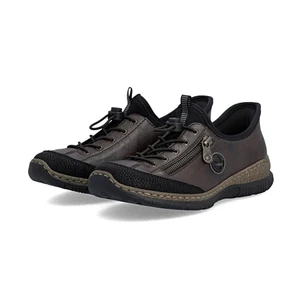 Rieker Women's N3267-25 Nikita 67 Sneaker Schwarz/Rancho/Schwarz | Rieker N3267-25 Schwarz/Rancho