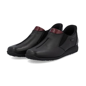 Rieker Women's 47253-00 Donna 53 Slip-On Schwarz/Burgund/Ganit | Rieker 47253-00 Schwarz/Burgund