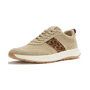 Fitflop Women's F-Mode Flow Suede Sneakers Cappuccino | Fitflop ACA-923 Cappuccino