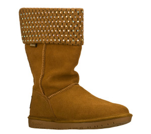 Skechers Women's Diamond Boots Chestnut | Skechers 48191 CSNT