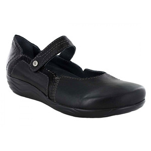 Wolky Women's Gila Mary Jane Black Might/Dessin Suede | Wolky 1801500 Black Mighty