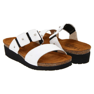 Naot Ashley Slides White Leather Ladies | Naot 4906 024 White