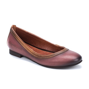 Pikolinos Pisa Rioja/Brandy Leather Flats Ladies | Pikolinos 923-9845 Rioja/Brandy