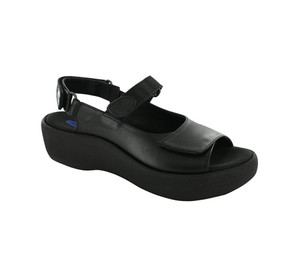 Wolky Women's Jewel Sandal Black Smooth | Wolky 3204300 Black Smooth