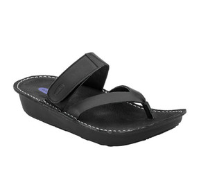 Wolky Women's Tahiti Thong Black Greased | Wolky 6180300 Black Greased