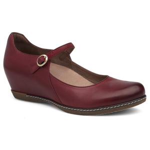 dansko mary jane red