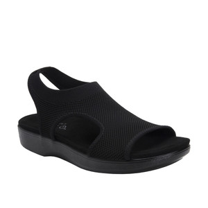 Traq by Alegria Women's Qeen Sandal Black Out | Alegria QEE 5004 Black Out