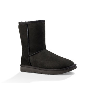 UGG Women's Classic Short II Boot Black | UGG 1016223 BLK