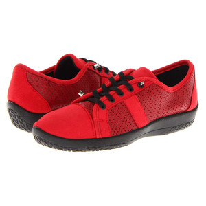 Arcopedico Women's Leta Lace Up Red | Arcopedico 4861 Red