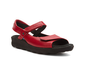 Wolky Women's Pichu Sandal Red Smooth | Wolky 1890350 Red Smooth