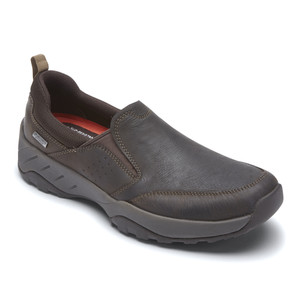 Rockport Men's XCS Spruce Peak Slip On Dk Chocolate Leather | Rockport CI1420 Dk Chocolate