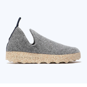 Asportuguesas Men's CityM Slip On Concrete Tweed | Asportuguesas P018058002