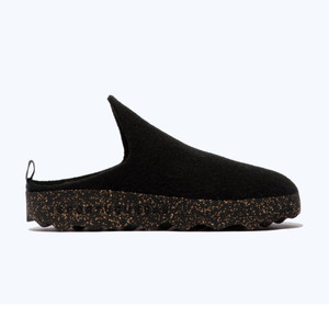 Asportuguesas Women's Come Slip On Black Tweed | Asportuguesas P018023010