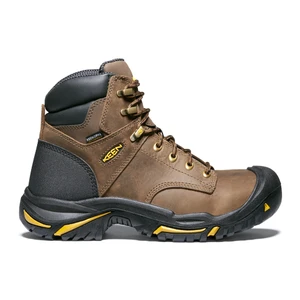 Keen Men's Mt Vernon 6" WP Steel Toe Work Boot Cascade Brown | Keen 1013258 Cascade Brown
