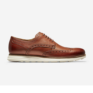 Cole Haan Men's OriginalGrand Wingtip Oxford Woodbury/Ivory | Cole Haan C26471 Woodbury/Ivory