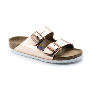 Birkenstock Women's Arizona SFB Sandal Metallic Copper | Birk 952091 Metallic Copper