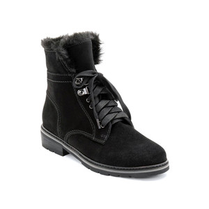 Blondo Women's Vedette Waterproof Ankle Boot Black Suede | Blondo B6424-015 Black