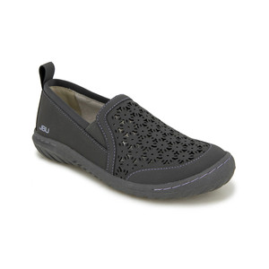 JBU by Jambu Women's Bellflower Loafer Flat Charcoal | Jambu B2BEL50 Charcoal