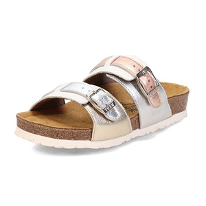 Naot Women's Santa Cruz Sandal Silver/Gold/White/RoseGold | Naot 7296 NYB Silver/Gold