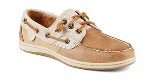 Sperry Women's Songfish Boat Shoe Waxy/Canvas Linen | Sperry STS97213 Canvas Linen