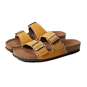Naot Women's Santa Barbara Vegan Slide Yellow Canvas | Naot 8300 34F Yellow Canvas