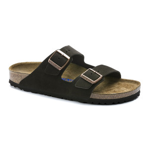 Birkenstock Women's Arizona SF Slide Mocha Suede | Birk 951313 Mocha Suede